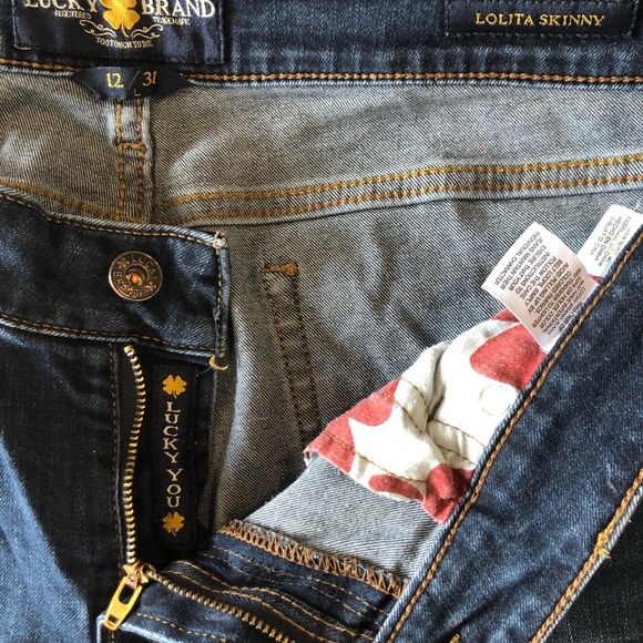 Lucky Brand Skinny Jeans 31 Long - Picture 3 of 3